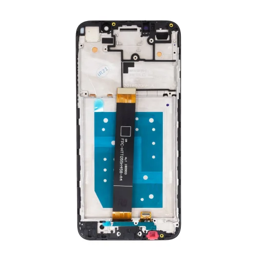 Huawei Y5p LCD kijelző + érintőpanel + előlapi borítás - 2