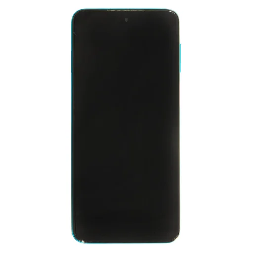 LCD kijelző + Érintőegység + Előlap Xiaomi Redmi Note 9 Pro/9S/9 Pro Max auróra kék - 1