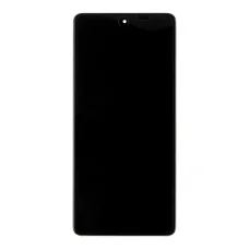 LCD kijelző + érintőpanel + előlap Xiaomi Redmi Note 12 Pro 5G fekete (szervizcsomag)