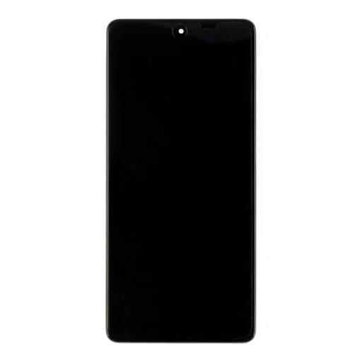 LCD kijelző + érintőpanel + előlap Xiaomi Redmi Note 12 Pro 5G fekete (szervizcsomag) - 1