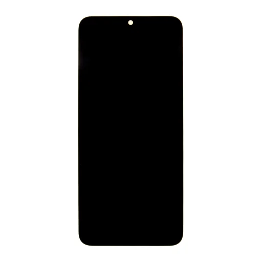 LCD kijelző + Érintőegység + Előlap Samsung A057 Galaxy A05s Fekete (Szervízcsomag) - 1