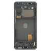 LCD kijelző + érintőegység + előlapi fedél Samsung G781 5G Galaxy S20 FE Sötétkék (Szervízcsomag) thumbnail