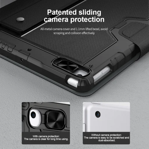 Nillkin Bumper Combo billentyűzetes tok iPad 10.2 2019/2020/2021 Fekete - 8