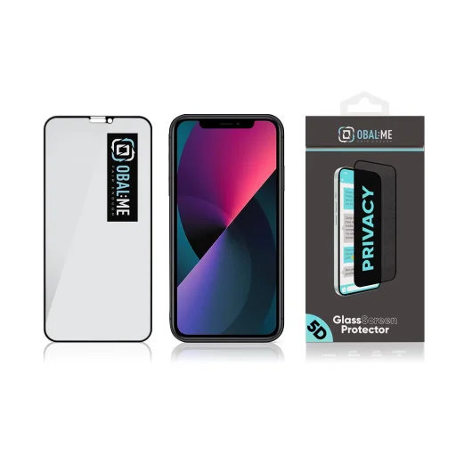 OBAL:ME Privacy 5D Üvegfólia Apple iPhone 11/XR Fekete - 4