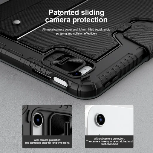 Nillkin Bumper Combo Keyboard Case iPad 10.9 2022 / iPad 11 2025 tok Black - 8