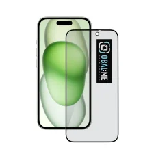 OBAL:ME Privacy 5D üvegfólia Apple iPhone 15, fekete
