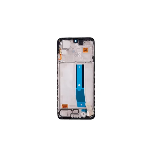 LCD kijelző + érintőegység + előlap a Xiaomi Redmi Note 12S fekete (szervizcsomag) - 2