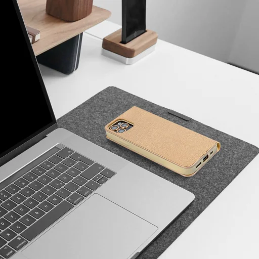 LUNA Fliptok Arany Samsung Galaxy A23 5G tok - 5