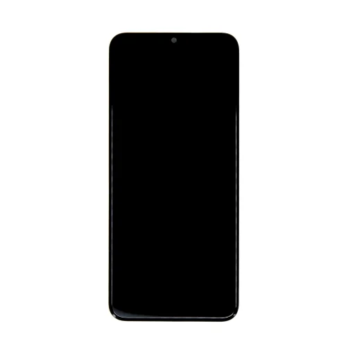LCD kijelző + Érintőegység Samsung A035G Galaxy A03 Fekete (Szervíz csomag) - 1