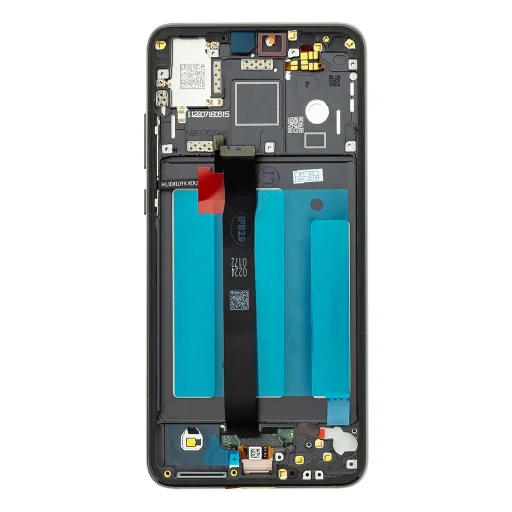 LCD kijelző + Érintőpanel + Előlap Huawei P20 fekete - 2