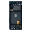 LCD kijelző + Érintőegység + Előlapi borítás Samsung G780 4G Galaxy S20 FE Cloud Navy (Szervízcsomag) thumbnail