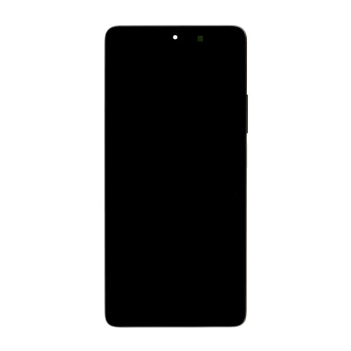 LCD kijelző + érintőegység + előlap Xiaomi Redmi Note 13 5G Grafitfekete - 1