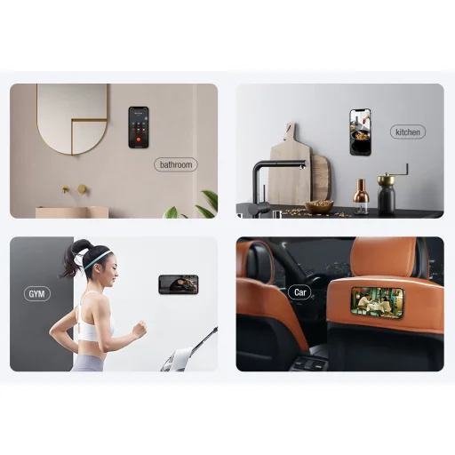 Nillkin SnapHold Mágneses matrica (2db) Fekete - 6