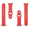 Tactical 498 Silikónový remienok pre Apple Watch 1/2/3/4/5/6/7/8/9/SE 42/44/45mm červený thumbnail