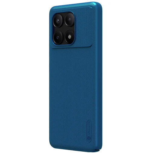 Nillkin Super Frosted zadný kryt pre Xiaomi Poco X6 Pro 5G pávomodrá - 3