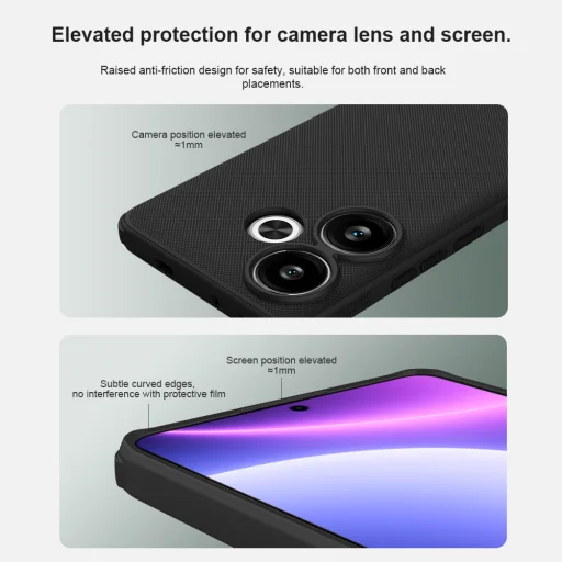 Nillkin Super Frosted PRO Mágneses Hátlap Tok Poco F6 Fekete - 6