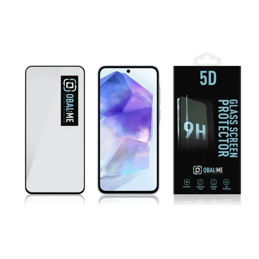 OBAL:ME 5D üvegfólia Samsung Galaxy A55 5G fekete - 3