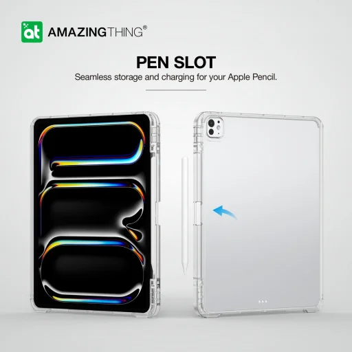 Amazing Thing Minimal Tok 4FT IPADAIR12.9MINBK for Ipad Air 13 M2 2024 fekete - 3