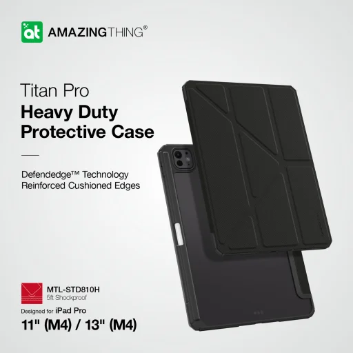 Amazing Thing Titan Pro tok 5FT IPAD12.9TPBK iPad Pro 13 M4 2024 fekete - 5