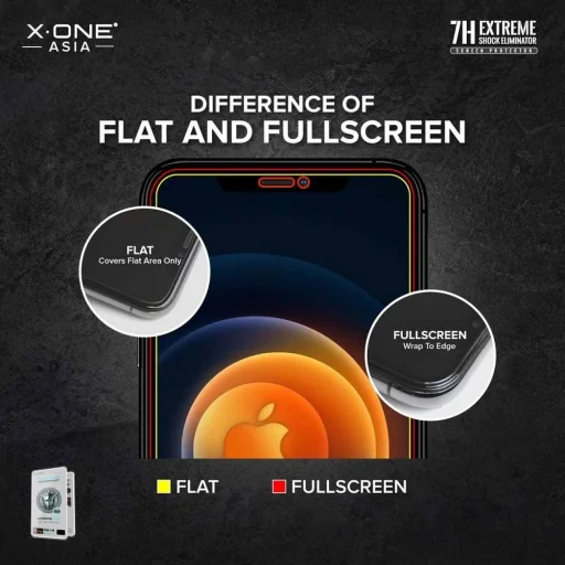 X-ONE Extreme Shock Eliminator 4th gen. üvegfólia - iPhone 13 Pro Max/14 Plus - 12