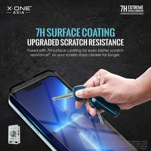 X-ONE Extreme Shock Eliminator 4th gen. üvegfólia - iPhone 13 Pro Max/14 Plus - 3