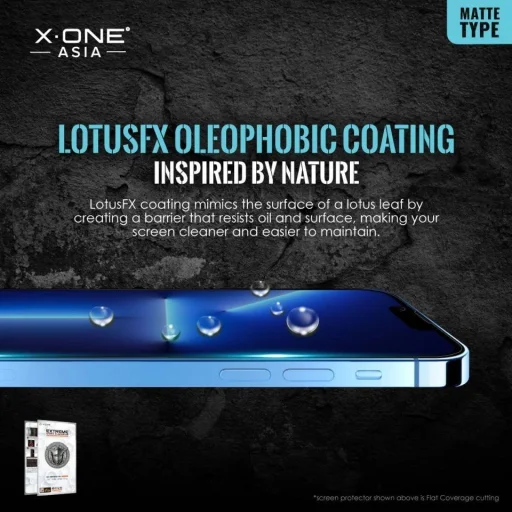 X-ONE Extreme Shock Eliminator 4. generáció (Matt Sorozat) - iPhone 13 Pro Max/14 Plus üvegfólia - 3