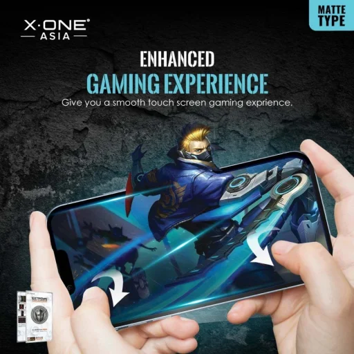 X-ONE Extreme Shock Eliminator 4. generáció (Matt Sorozat) - iPhone 13 Pro Max/14 Plus üvegfólia - 7