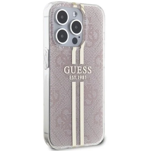 GUESS tok iPhone 14 Pro Max GUHCP14XH4PSEGP (4G Gold Stripe) pink - 4