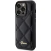 GUESS tok iPhone 15 Pro GUHCP15LPSQSQSK (Quilted Metal Logo) fekete thumbnail