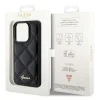 GUESS tok iPhone 15 Pro GUHCP15LPSQSQSK (Quilted Metal Logo) fekete thumbnail