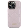 GUESS tok iPhone 15 Pro GUHCP15LPSQSQSP (Quilted Metal Logo) rózsaszín thumbnail