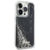 GUESS tok iPhone 14 Pro GUHCP14LLCSGSGK (Liquid Glitter Marble) fekete - 4