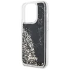 GUESS tok iPhone 14 Pro GUHCP14LLCSGSGK (Liquid Glitter Marble) fekete - 6