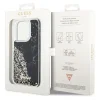 GUESS tok iPhone 14 Pro GUHCP14LLCSGSGK (Liquid Glitter Marble) fekete - 8
