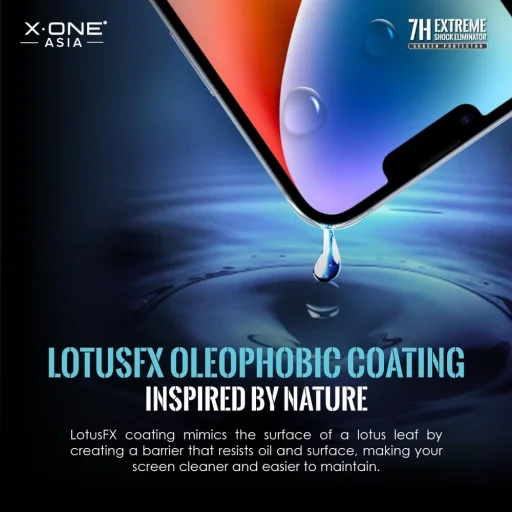 X-ONE Extreme Shock Eliminator 4. generációs - iPhone 14 Pro/15 üvegfólia - 4