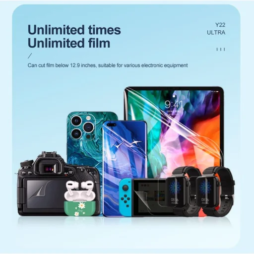 SUNSHINE Y22 Ultra hydrogél védőfólia vágógép - 2