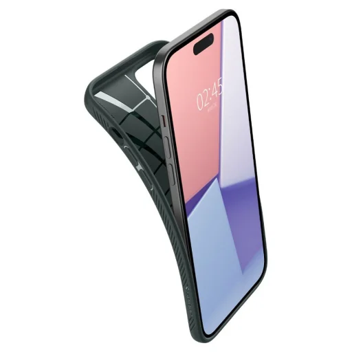  iPhone 15 abyss zöld SPIGEN Liquid Air tok - 7