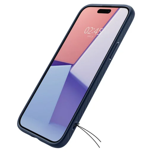  iPhone 15 Navy Blue SPIGEN Liquid Air tok - 10
