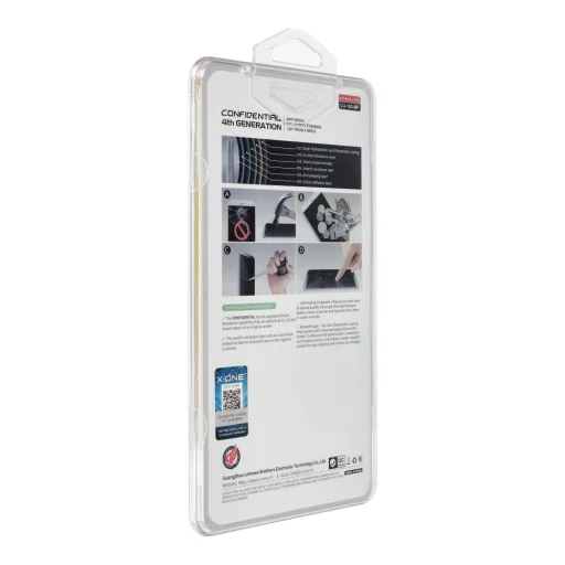 X-ONE Extreme Shock Eliminator 4th gen. Privacy - iPhone 15 Plus üvegfólia - 2