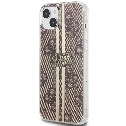 GUESS tok IPHONE 15 Plus GUHCP15MH4PSEGW (4G Gold Stripe) barna - 2