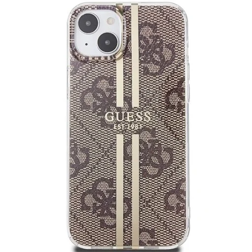 GUESS tok IPHONE 15 Plus GUHCP15MH4PSEGW (4G Gold Stripe) barna - 3