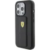 Ferrari Grip Stand Metal Logo tok iPhone 15 Pro Max - fekete - 3