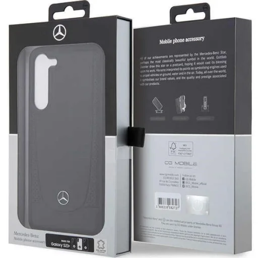 Mercedes Leather Urban tok Samsung Galaxy S23+ - fekete - 8