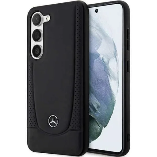 Mercedes Leather Urban tok Samsung Galaxy S23+ - fekete - 1