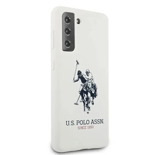 US Polo USHCS21SSLHRWH S21 G991 fehér Silicone Logo tok - 4