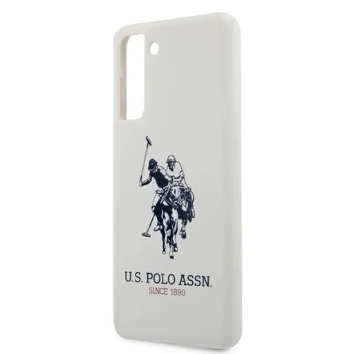 US Polo USHCS21SSLHRWH S21 G991 fehér Silicone Logo tok - 6
