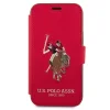 US Polo USFLBKP12SPUGFLRE iPhone 12 Mini 5,4" piros fliptok Polo Embroidery Collection - 2