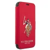 US Polo USFLBKP12SPUGFLRE iPhone 12 Mini 5,4" piros fliptok Polo Embroidery Collection - 3