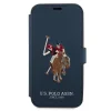 US Polo USFLBKP12MPUGFLNV iPhone 12/12 Pro 6,1" sötétkék fliptok Polo Embroidery Collection thumbnail