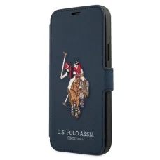 US Polo USFLBKP12LPUGFLNV iPhone 12 Pro Max 6,7" sötétkék fliptok Polo Embroidery Collection